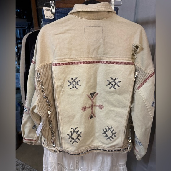 Free People Winter Cactus Embroidered Jacket - Picture 4 of 5